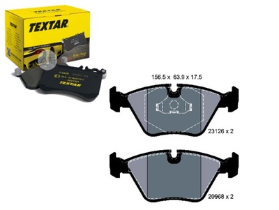 Гальмівні колодки гальмівні jaguar перед xj textar фото №1