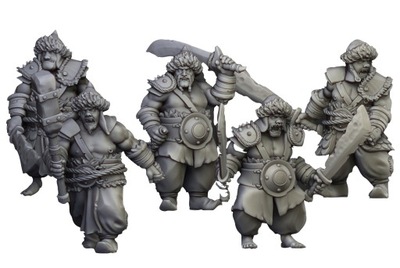 Khazarian Warriors - Ogry - Ogre Warriors