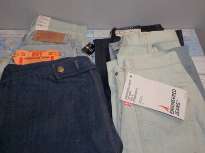 b743 Jeansy LEVI'S 6 par 501 690 spodnie levis