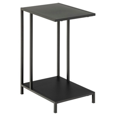 Stół NEWIE kolor czarny styl industrialny 40x30 actona - TABLE/SIDE/ACT/NEW