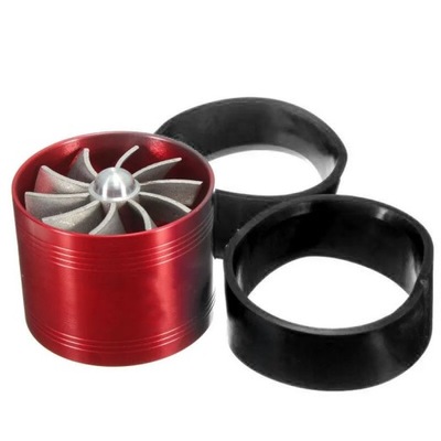 Car Air Filter Intake Fan Fuel Gas Saver Supe