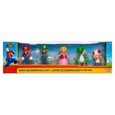 Super Mario Nintendo 5 figurek, figurka 6 cm