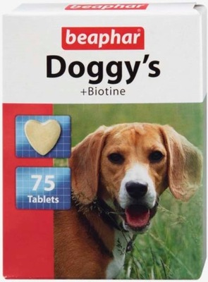 Beaphar Doggy's Biotin 75 szt - tab.dla psa