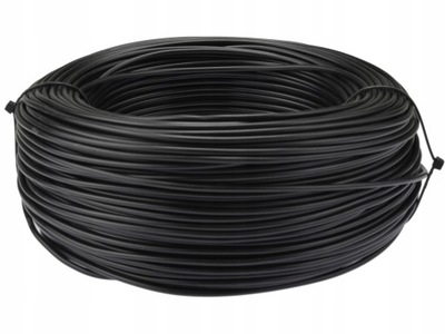 Kabel przewód linka giętki LGY 0,75mm2 czarny 10m