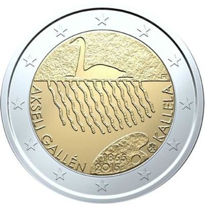 2 euro Finlandia Akseli Gallen-Kallela 2015