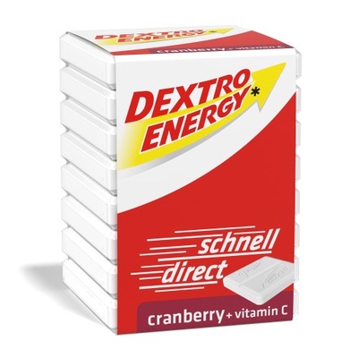 Glukoza Dextro Energy Żurawina z witaminą C
