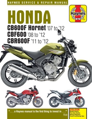 MOTOCICLETA HONDA CBF600 ( 08 - 12 ) DESCRIPCIÓN REPARACIÓN I BUDOWY. COMO TO ZROBIC ?  