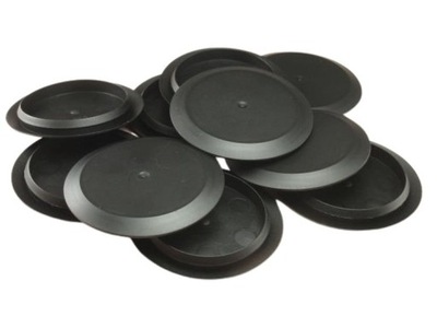 10x заглушки заглушка кліпса w отвір 38 пластик чорний фото №1