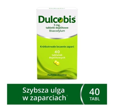Dulcobis 5 mg 40 tabletek dojelitowych IM