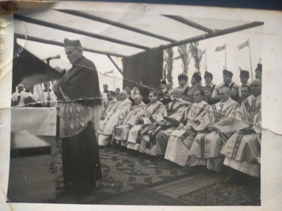 Zdjęcie. Papież Jan Paweł II Oświęcim 1979