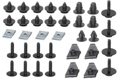 Toyota avensis t25 набор клипсы клипсы винты пластины защита двигателя фото №1