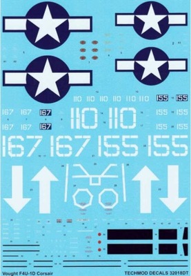 Techmod 32018 1/32 F4U-1D Corsair