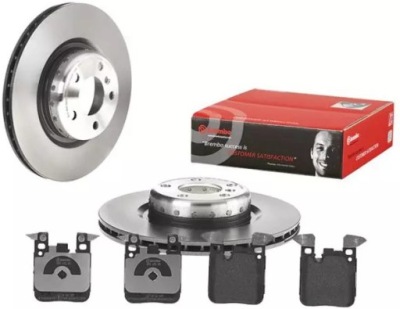 Brembo тормозные диски+ тормозные колодки задняя bmw 2 f22 f23 345mm фото №1
