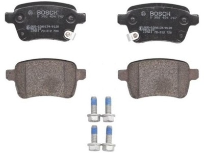 PADS REAR BOSCH 0 986 494 747  