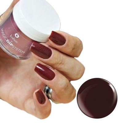 Kabos proszek do manicure tytanowego 35 BURGUND