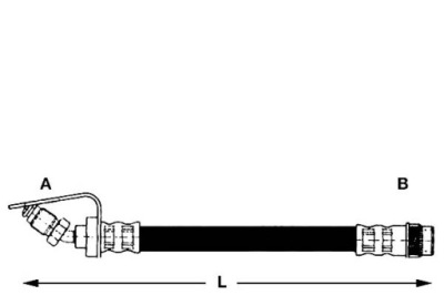 Lpr шланг гальмівний opel movano combi 2.5 d j9 фото №1