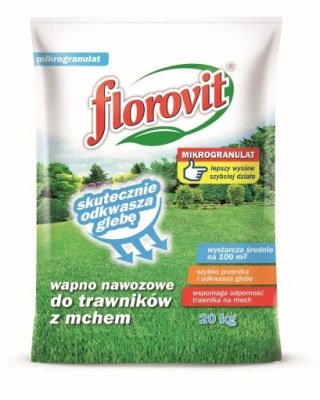 WAPNO DO TRAWNIKÓW Z MCHEM 20kg FLOROVIT (40)*