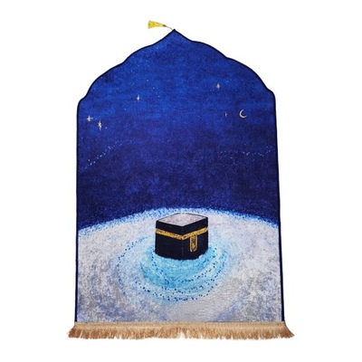 Mata modlitewna turecka Janamaz niebieska 80x120cm