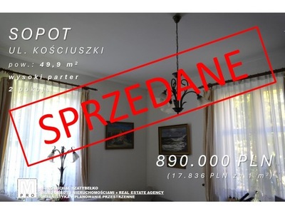 Mieszkanie, Sopot, Dolny, 50 m²