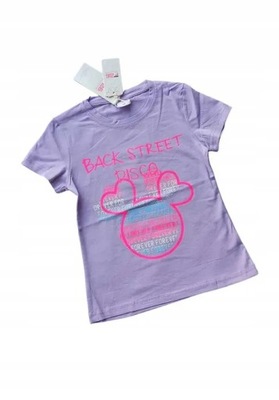 Fioletowa bluzka dla dziewczynki nowa t-shirt , 122-128