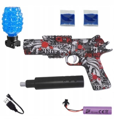 PISTOLET AUTOMAT KULKI ŻELOWE KARABIN GLOCK BEZPIECZNY