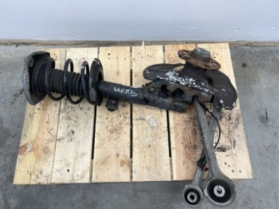 Mercedes slk r172 2.2 cdi амортизационная стойка левый поворотный кулак a1723200630 фото №1