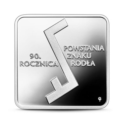 Moneta 10 zł 90. rocznica powstania Znaku Rodła