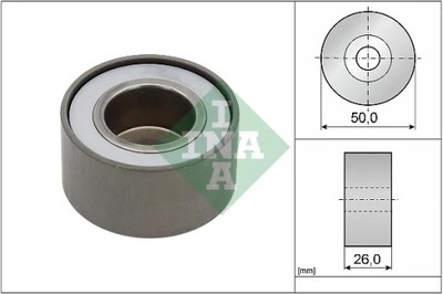 INA 532 0392 20 ROLLO KIERUNKOWA / PROWADZACA, CORREA DE CUÑA ZEBATY  