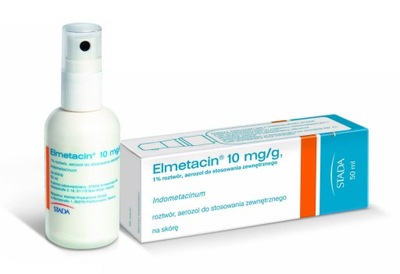 Elmetacin 1% aerozol leczniczy, 50ml