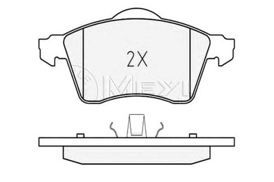 ZAPATAS DE FRENADO VW PARTE DELANTERA T4 96- MEYLE  