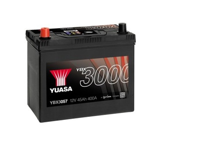 АКУМУЛЯТОР YUASA 3000 YBX3057 45AH 400A L+