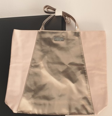 JIMMY CHOO Torba shopper beżowa