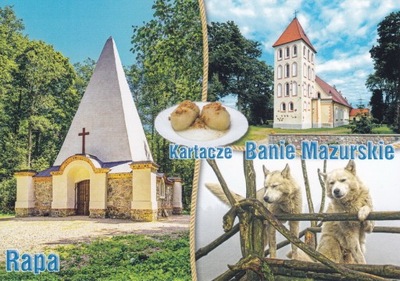 RAPA - PIRAMIDA - GROBOWIEC FARENHEIDÓW - BANIE MAZURSKIE - KOŚCIÓŁ