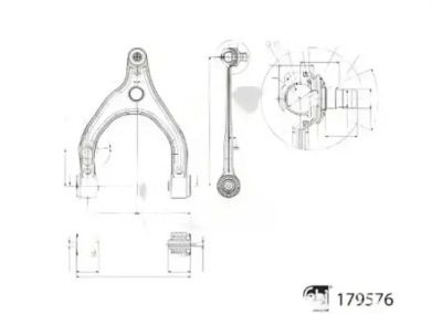 Рычаг 179576 febi bilstein фото №1