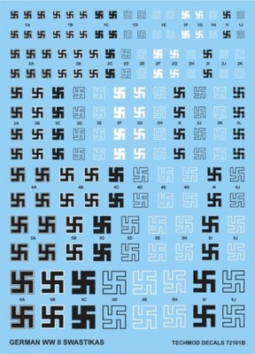 Techmod 72101 1/72 German Swastikas