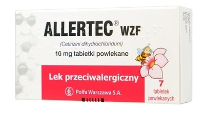 Allertec WZF 10mg, 7 tabletek