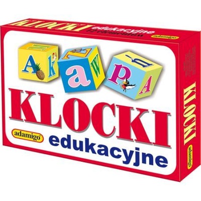 LITERKI - Klocki edukacyjne, ADAMIGO