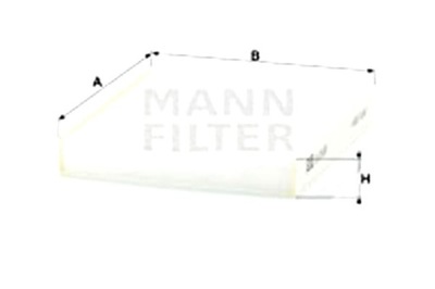 MANN-FILTER ФИЛЬТР САЛОНА KIA SOUL I 1.6 1.6D 1.6LPG 02.09-12.14