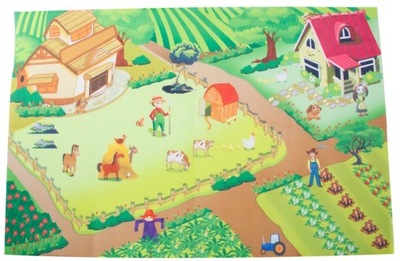 Mata Ranch z autkami 120x80 cm Sun Baby