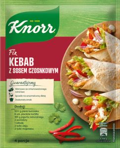 Fix Kebab z sosem czosnkowym Knorr 40g