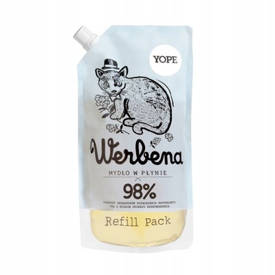 YOPE Mydło Werbena ZAPAS 500ml