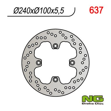 DISKU STABDŽIŲ KAWASAKI NG BRAKE DISC NG637 