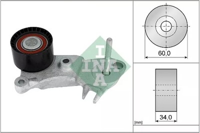 INA 532 0999 10 ROLL KIERUNKOWA / PROWADZACA, BELT VALVE CONTROL SYSTEM  