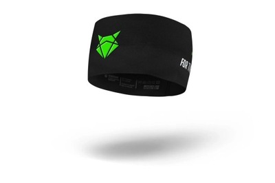 Incylence Opaska Headband V1 Wide black neon green