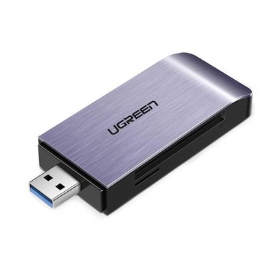 Ugreen czytnik kart SD / micro SD / CF / MS na USB 3.0 szary (50541)