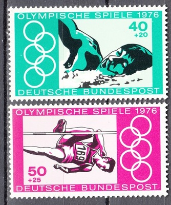 Niemcy 1976 Znaczki 886-7 ** sport olimpiada