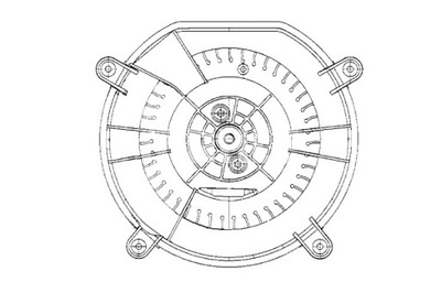 MAHLE VENTILIATORIUS PŪSTUVO 12V MERCEDES CLS C219 E T-MODEL S211 E W211 