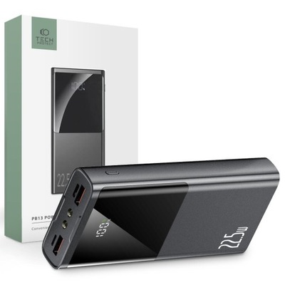POWERBANK 20000 MAH TECH-PROTECT PB13 - 22.5 W SZARY