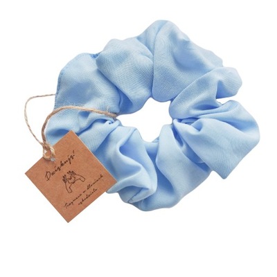 Frotka Gumka do włosów Scrunchie HandMade Rękodzieło Włosy