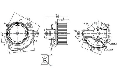 NISSENS VENTILADOR SOPLADOR CITROEN NEMO UNIVERSAL 1.3  